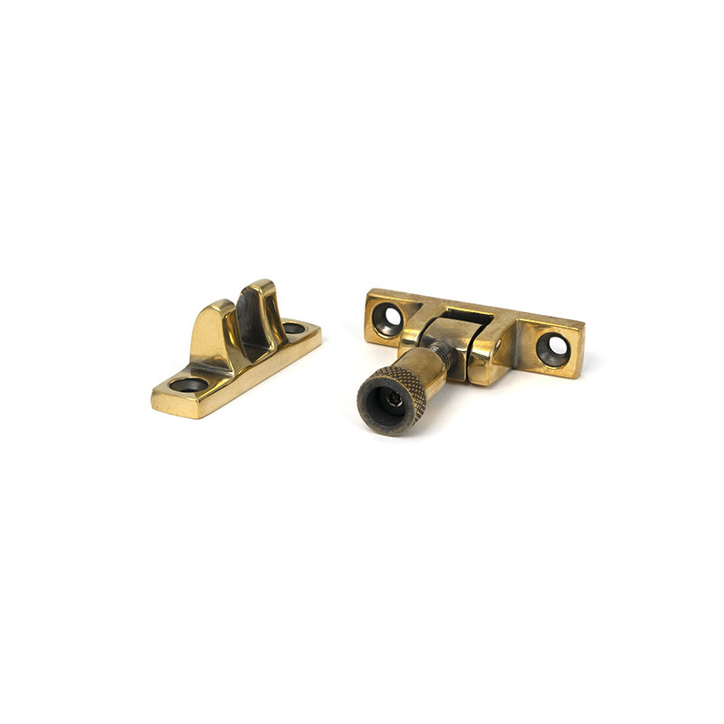 Brompton Brighton Fastener - Narrow (Square), Aged Brass
