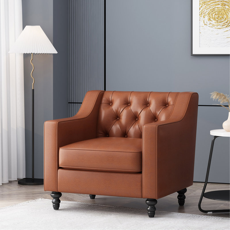 CHAISE CLUB, Marron clair