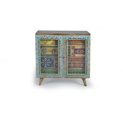Ariv Solid Wood Cabinet Accent Chest