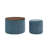 Versatile Chenille Storage Ottoman With Stylish Design And Practical Functionality-1441780005