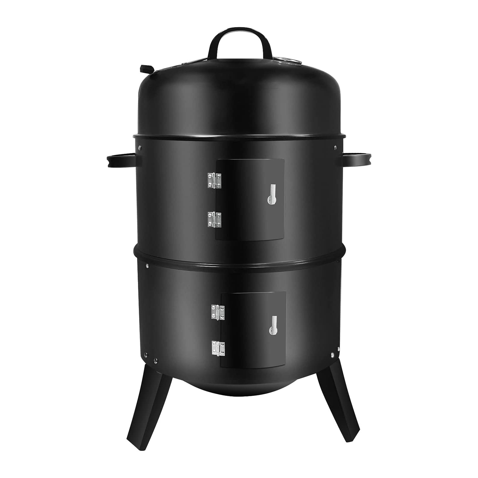  Cuisinart COS-244 Vertical Propane Smoker with Temperature &  Smoke Control, Four Removable Shelves, 36, Black : Patio, Lawn & Garden