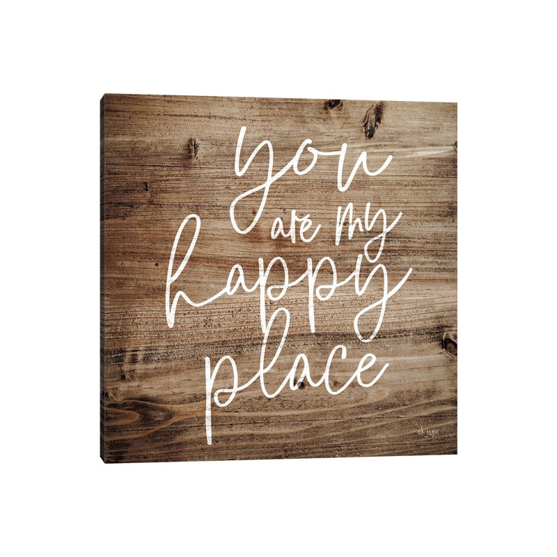 You Are My Happy Place by Jaxn Blvd. - Wrapped Canvas Print, 66.04 cm H x 66.04 cm W x 3.175 cm D