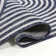 Octaviah Modern Geometric Arch Stripe Cream/Navy Indoor/Outdoor Rug