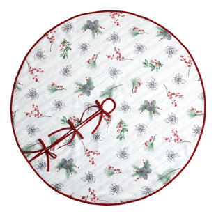 Farmhouse Holiday Christmas Tree Skirt