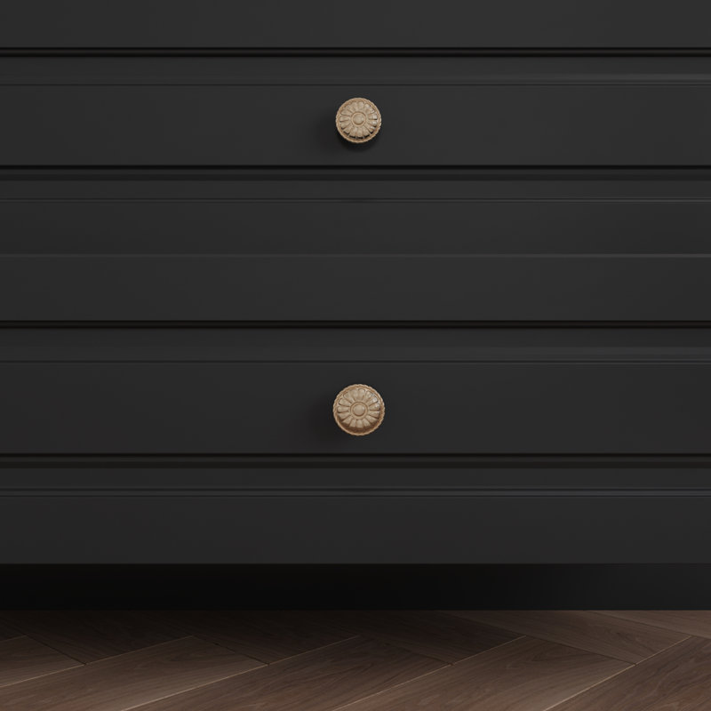 Extra Large 9-Drawer Dresser with Gold Knobs, 63" Wide