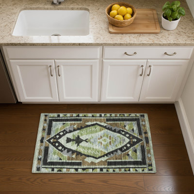 Premium Machine Washable Tara AMF1916 Tribal Rug