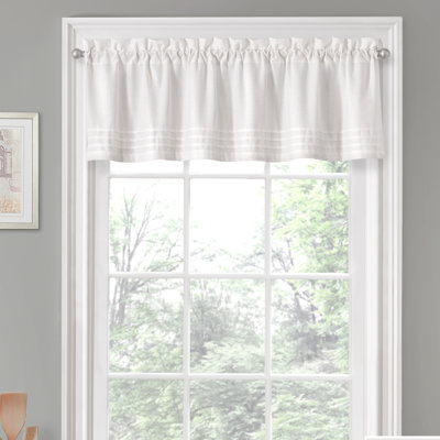 Cotton Blend Tailored Window Valance
