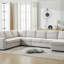 Large - Scale L - Shaped Modular Sofa Set with Detachable Components, Comfortable Upholstery and Decorative Throws for Contemporary Home Interiors