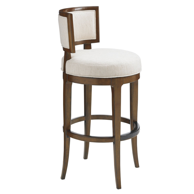 Island Fusion Macau Swivel Stool, Bar Stool (30" Seat Height)