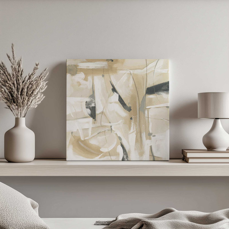 Neutral Maze I par June Erica Vess, reproduction d'art sur toile, H 30 po x l 30 po