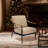 26'' Wide Mid-century Modern Lounge Chair Upholstered Deep Seated Accent Chair-1696689191