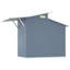 Garden Shed 270x130x208.5 cm Galvanised Steel Bin Shed-1336589367