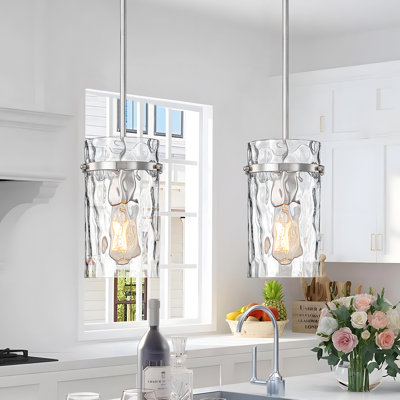 Levona 1 - Light Single Kitchen Island Pendant Light (Set of 2)