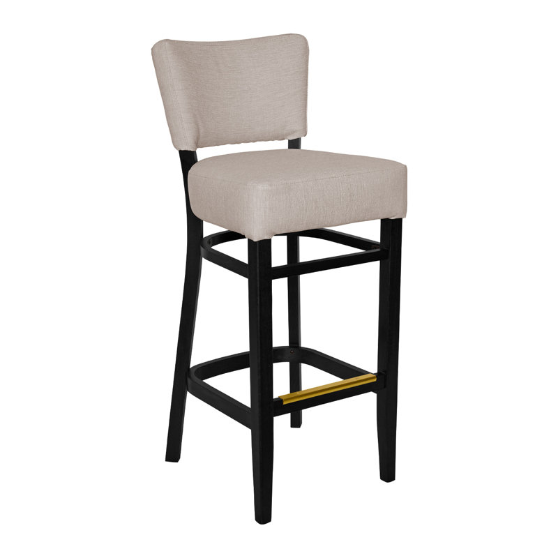 Tabouret de bar Madison, Kaki, Noir, noir, noir, noir