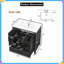 Meuble-lavabo noir 30 po avec lavabo, armoire en bois massif avec 2 portes, tiroir et 4 tablettes de rangement pour les salles de bain modernes-1270160277