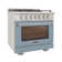 Kucht 36 in. 5.2 cu. ft. Freestanding Gas Range and Convection Oven with True Simmer Burners