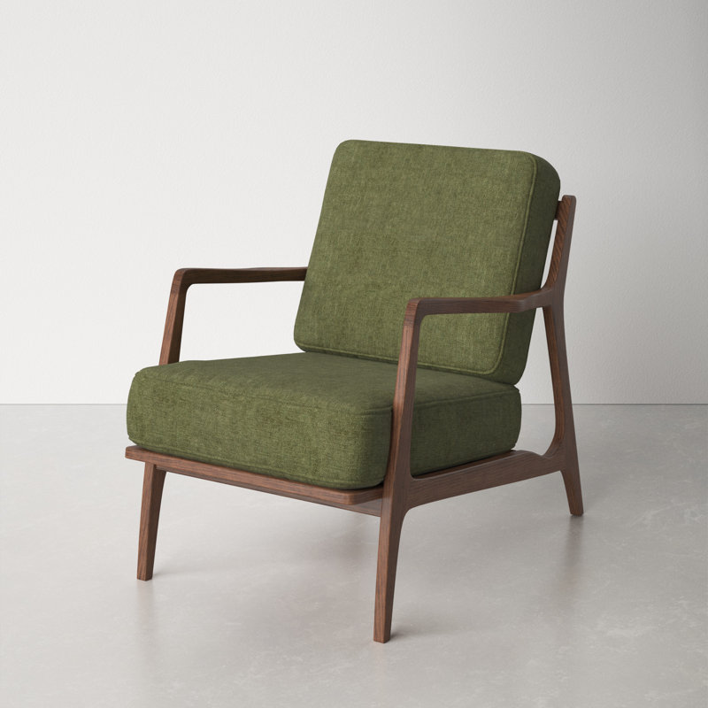 Verity Fabric Upholstered Lounge Armchair - Thumbnail 2