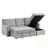 L-Shape Sectional Sofa With USB Port, 2 Cup Holders-1927110759