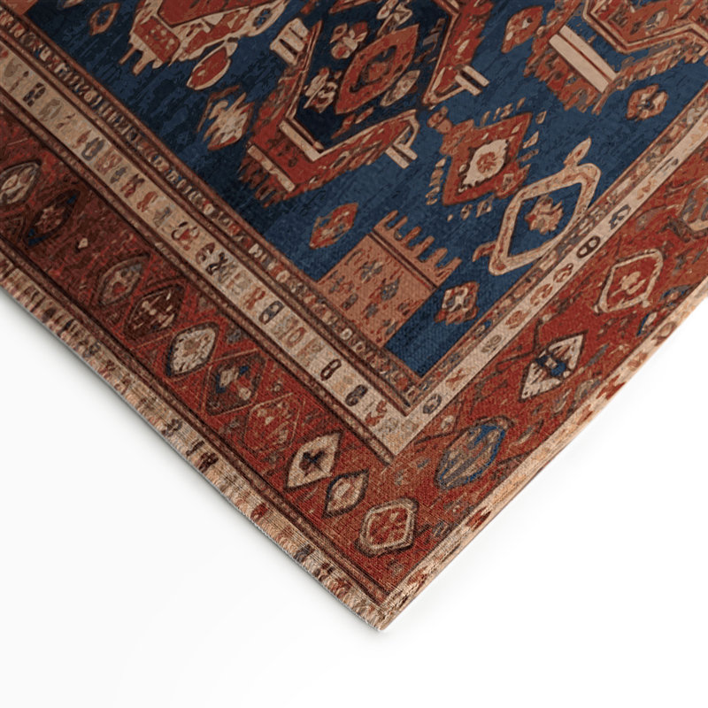 Tapis turc intérieur et extérieur brun, Rectangle 5 pi x 7 pi