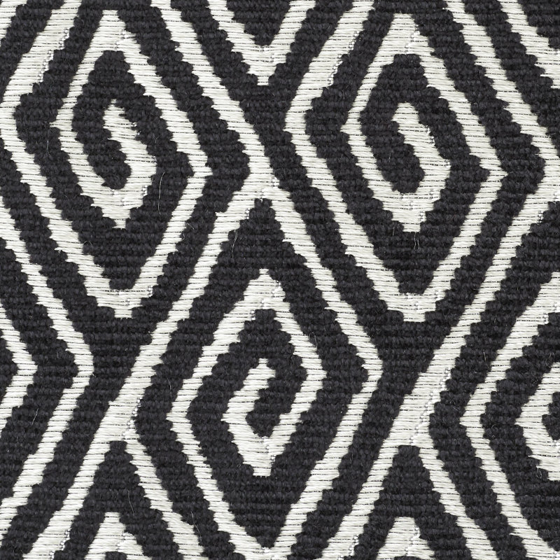 Diamante Velvet Fabric, Onyx