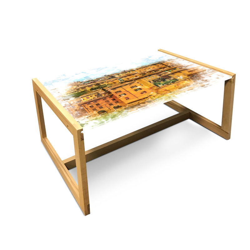 Jaimi-Lee Trestle Coffee Table, 40cm H x 91cm W x 62cm D