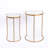 Natural Marble Top Round Nesting Tables