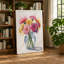 Gerbera Daisy Bouquet Botanical 1 Piece Wrapped Canvas Wall Art-1130397235-1130397643