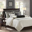 Ensemble d'édredon brodé pour grand lit 8 pièces avec couette surdimensionnée