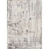 Hand-Knotted High-Quality Beige and Gray Area Rug