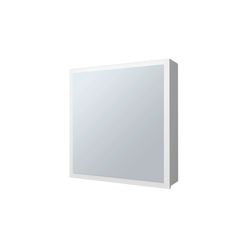 Medicine Cabinet With Included Mirror And 1 Door, White