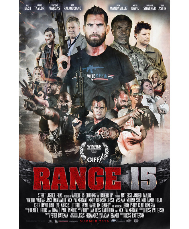 Range 15, 18" H x 12" W