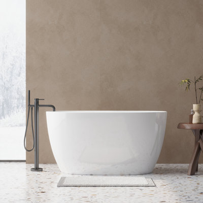 47''X 28''Freestanding Soaking Acrylic Bathtub