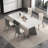 Natural Luxury Marble Rectangular Dining Table Sets-104312822-125121002