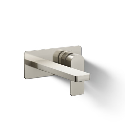 Parallel Wall-Mount Single-Handle Bathroom Sink Faucet