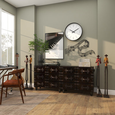 Ensemble de sculpture brune en poly