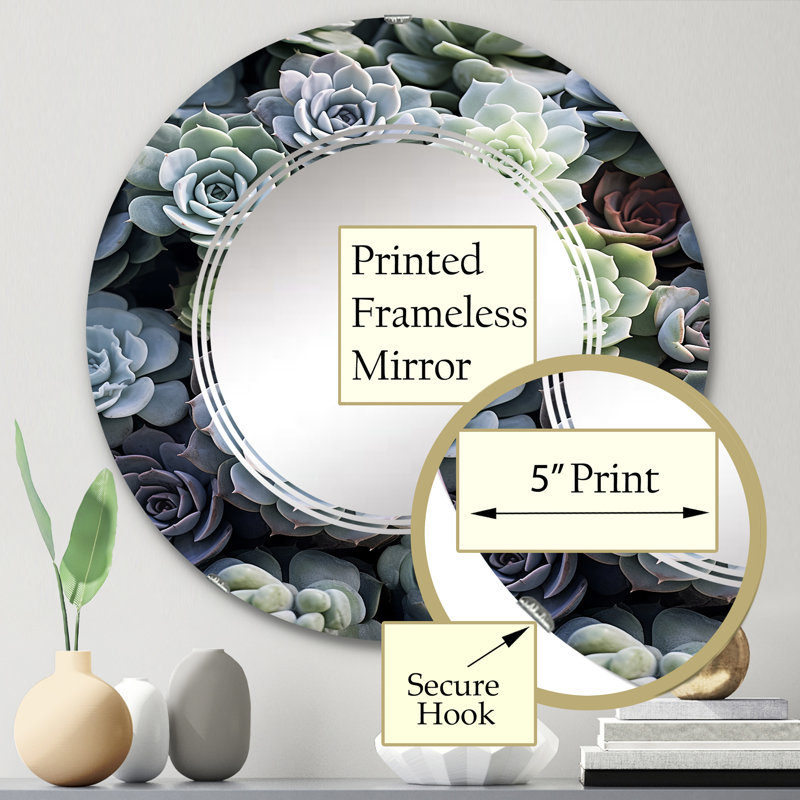 Miroir mural Pilarcitos, 24 po x 24 po