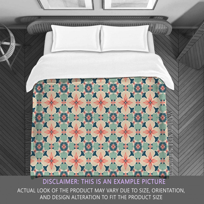 Geometric Mandala Comforter, King Comforter