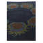 Tapis carré bleu marine Otto