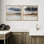 Art mural encadré abstrait rétro antique classique pour chambre à coucher