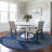 Velina Blue Washable Indoor-Outdoor Rug - -2040400865