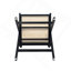 Tabouret de bar moderne 27 po avec siège canne 27 po