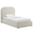 Keynote Upholstered Fabric Curved Platform Bed-101181368-101181369