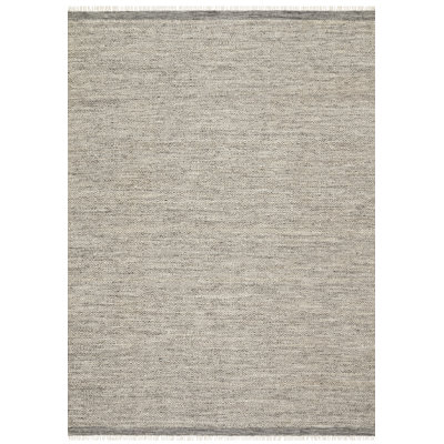Tapis gris tissé à la main Nikki