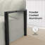 Canapé d'angle modulaire moderne en aluminium à structure ouverte, grand format, 4 pièces, avec coussins Sunbrella-1612048306