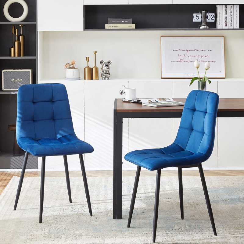 Ensemble de 4 chaises de salle à manger et de cuisine Mid Century Modern