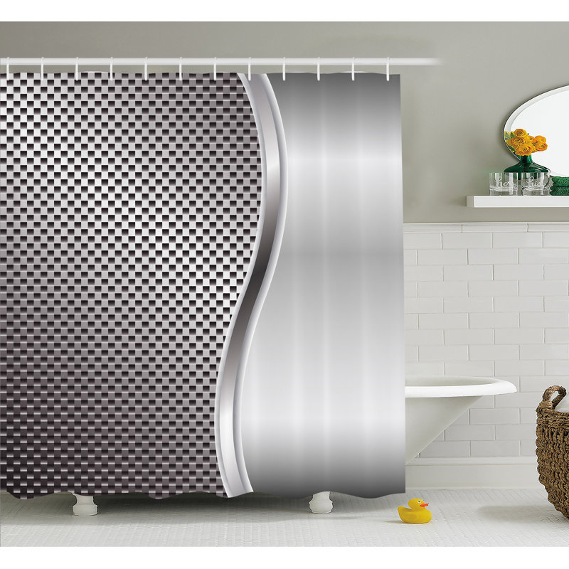 Ensemble de rideau de douche Dilana, H 75 po x l 69 po