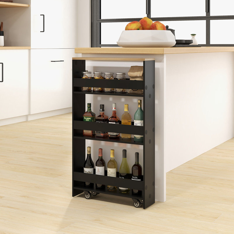 Wood Bar Cart