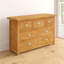 Hagberg Solid Wood 135 cm W Chest of 7 Drawers
