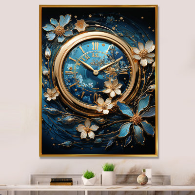 Blue Luxury Watch Sapphire Time Keeper III - impression sur toile tendance