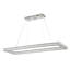 Lustre rectangulaire moderne en cristal 4 lumières Loomis